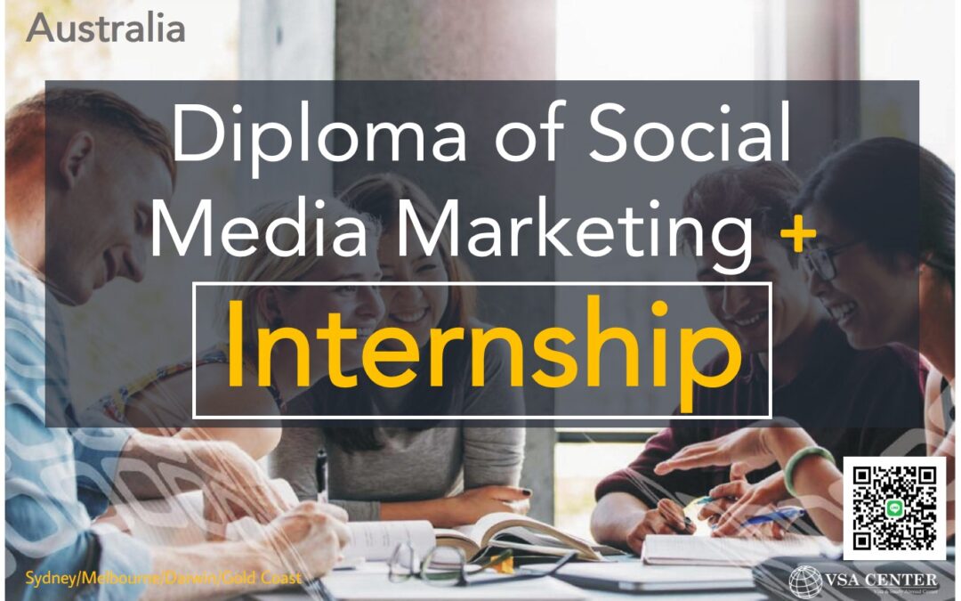 Diploma of Social Media Marketing + Internship – Sydney / Melbourne / Gold Coast / Darwin 1 year